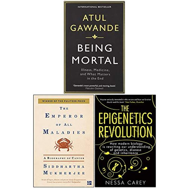Cover Art for 9789123912605, Being Mortal, The Emperor Of All Maladies, The Epigenetics Revolution 3 Books Collection Set by Atul Gawande, Siddhartha Mukherjee, Nessa Carey