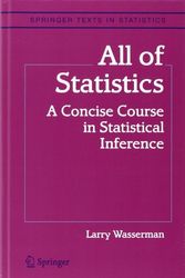 Cover Art for 9780387402727, All of Statistics by Larry Wasserman
