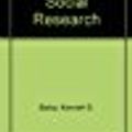 Cover Art for 9780029012802, Methods of Social Research by Kenneth D. Bailey