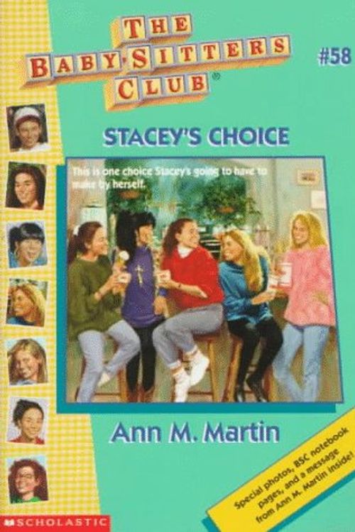 Cover Art for 9780590925846, Stacey's Choice by Ann M. Martin