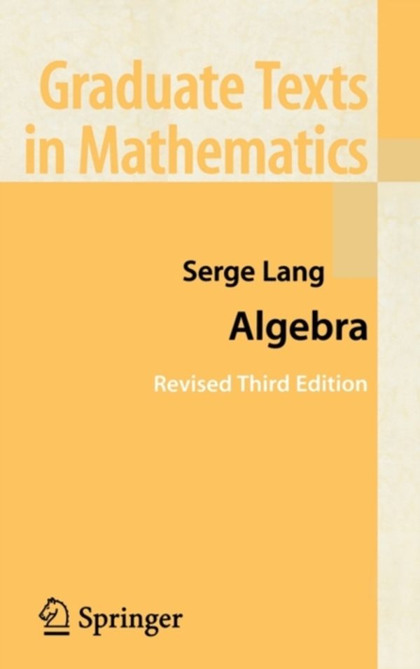 Cover Art for 9780387953854, Algebra by Serge Lang
