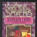 Cover Art for 9780380394128, Unnatural Death by Dorothy L. Sayers