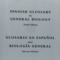 Cover Art for 9780321834980, Spanish Glossary for Biology by Jane B. Reece