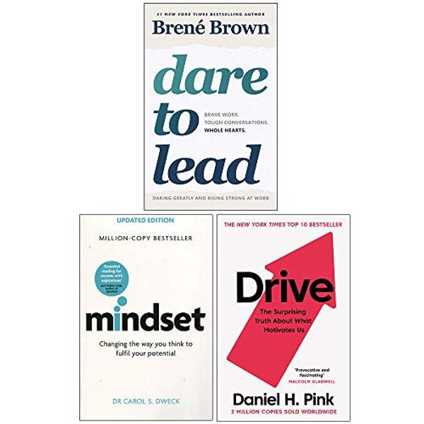 Cover Art for 9789123859320, Dare to Lead, Mindset, Drive Daniel Pink 3 Books Collection Set by Brené Brown, Dr. Carol Dweck, Daniel H. Pink