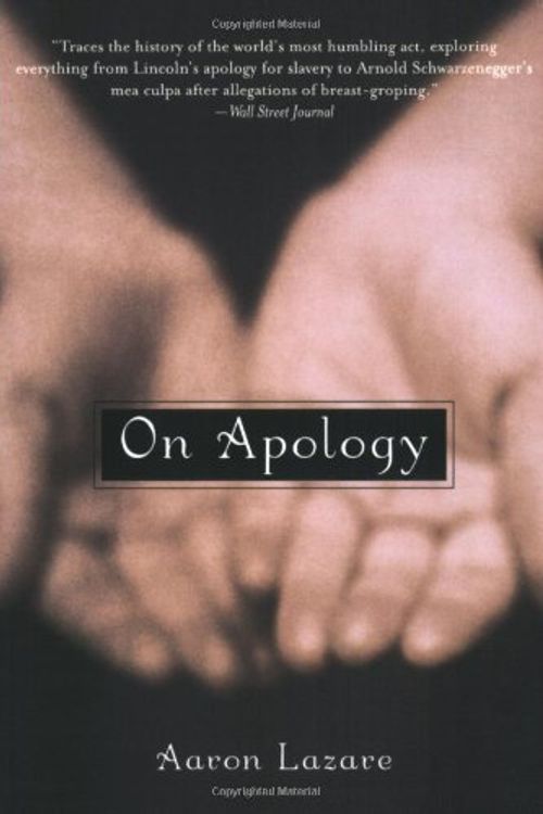 Cover Art for 9780195173437, On Apology by Lazare M.d., Aaron