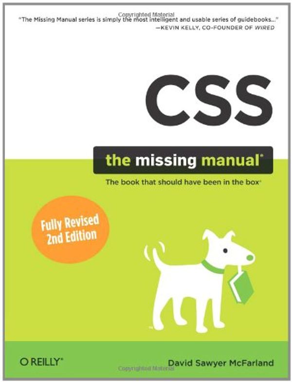 Cover Art for 9780596802448, CSS: The Missing Manual by David Sawyer McFarland