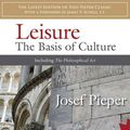 Cover Art for 9780451623362, Leisure by Josef Pieper