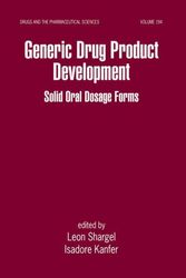 Cover Art for 9781420030419, Generic Drug Product Development by Leon Shargel