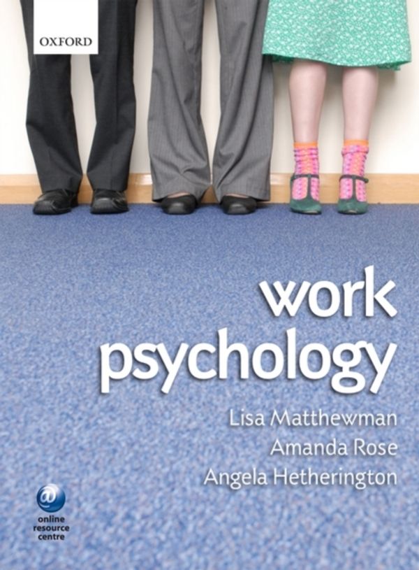 Cover Art for 9780199227518, Work Psychology by Unknown