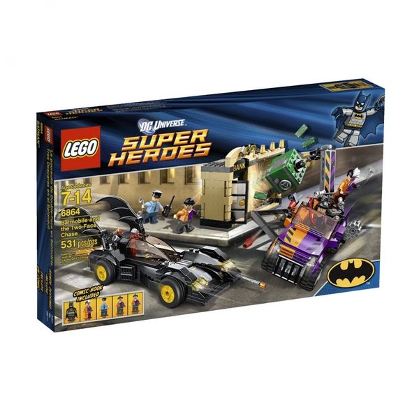 Cover Art for 5702014842380, Batmobile and the Two-Face Chase Set 6864 by Lego