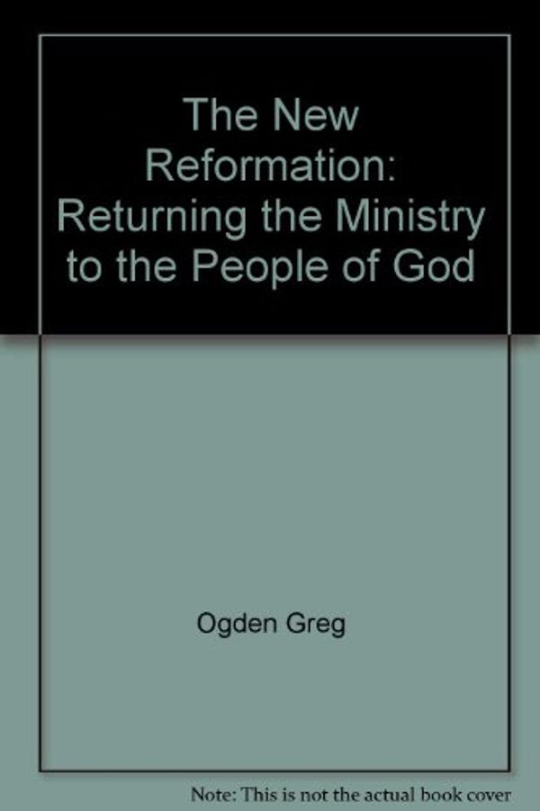 Cover Art for 9780310310204, The New Reformation by MR Greg Ogden