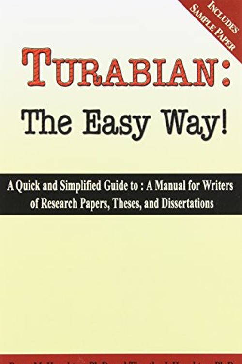 Cover Art for 9780923568917, Turabian: The Easy Way! by Peggy M. Houghton