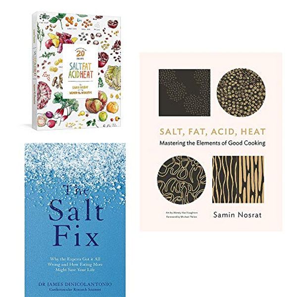 Cover Art for 9789123788446, Mastering The Elements Of Good Cooking [Hardcover], Salt Fat Acid Heat A Collection of 20 Prints, The Salt Fix Collection 3 Books Set by Samin Nosrat, Dr. James DiNicolantonio