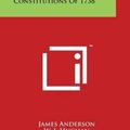 Cover Art for 9781498000772, Anderson's Constitutions Of 1738 by James Anderson