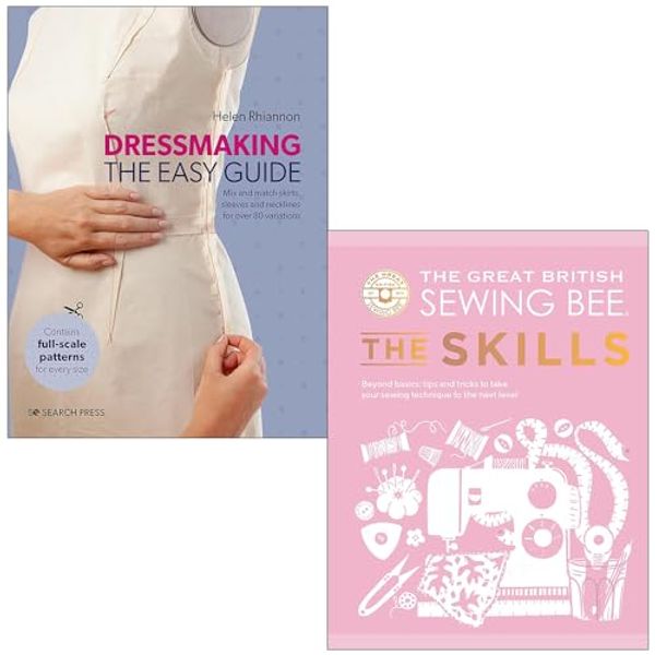 Cover Art for 9789124300463, Dressmaking The Easy Guide By Helen Rhiannon & The Great British Sewing Bee The Skills 2 Books Collection Set by Helen Rhiannon, The Great British Sewing Bee