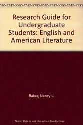 Cover Art for 9780873521864, Research Guide for Undergraduate Students by Nancy L. Baker