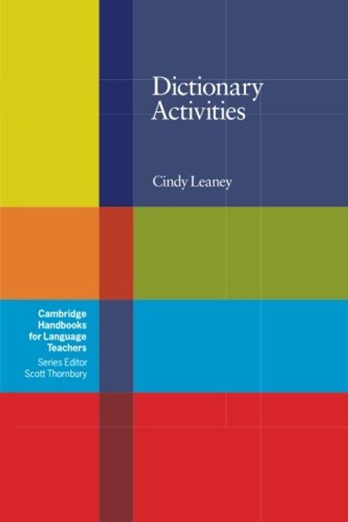 Cover Art for 9780521690409, Dictionary Activities by Cindy Leaney