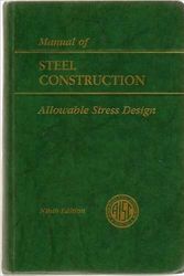 Cover Art for 9789994606931, AISC Manual of Steel Construction: Allowable Stress Design 9th Edition, ASD, (1989) by American Institute of Steel Construction