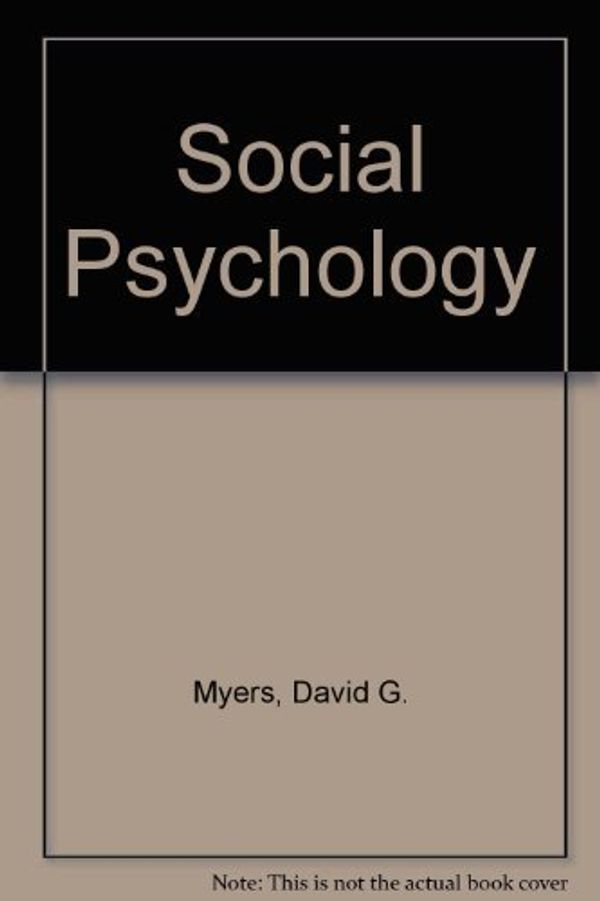 Cover Art for 9780070442733, Social Psychology by David G Myers