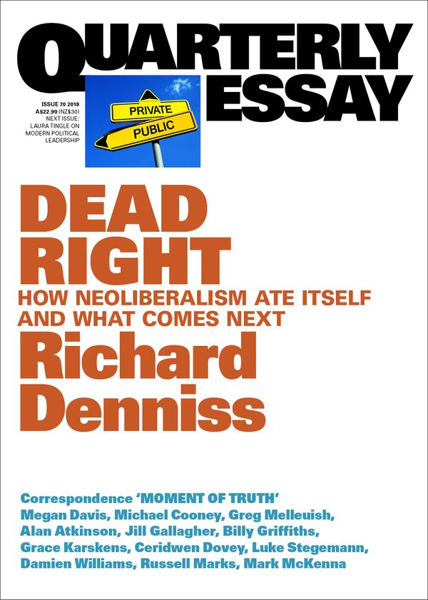 Cover Art for 9781760640651, BacklashHow Neoliberalism Ate Itself and What Comes Nex... by Richard Denniss