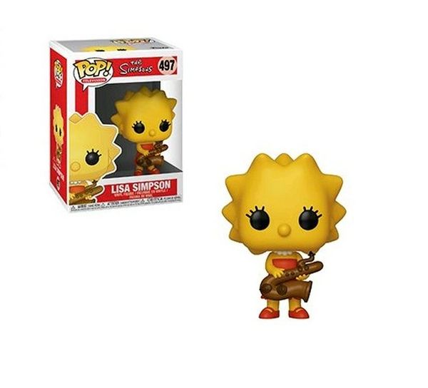 Cover Art for 0889698338776, Funko POP! Television The Simpsons #497 Lisa Simpson (Saxophone) by FUNKO