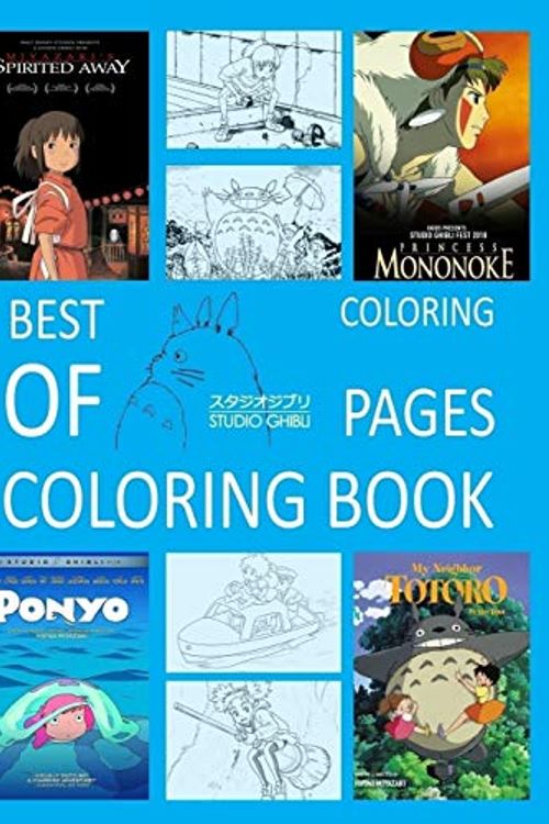 Cover Art for 9781093571202, Best of Studio Ghibli Coloring Pages Coloring Book by Hiroki Ono