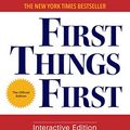 Cover Art for B011Q1EXV8, First Things First by Stephen R. Covey
