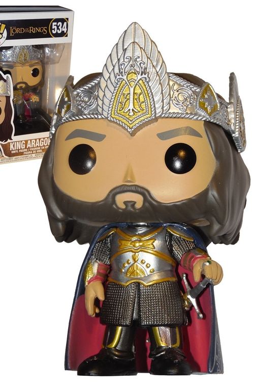 Cover Art for 0889698273695, Funko POP! Movies Lord Of The Rings #534 King Aragorn by Funko