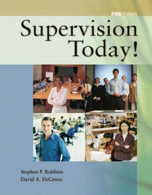 Cover Art for 9780131958289, Supervision Today! by Steve Robbins