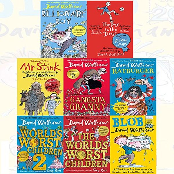 Cover Art for 9789123600168, David Walliams Collection 8 Books Set With Gift Journal (Blob, Ratburger, Gangsta Granny, Mr Stink, The Boy in the Dress, Billionaire Boy, The World’s Worst Children [Hardcover], The World’s Worst Children 2 [Hardcover]) by David Walliams