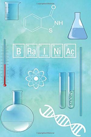 Cover Art for 9781704074894, Brainiac Periodic Table Element Spelling: Science Chemistry Notebook/ 120 College Ruled Lined Blank Pages / 6" x 9" by Cambridge Publishing