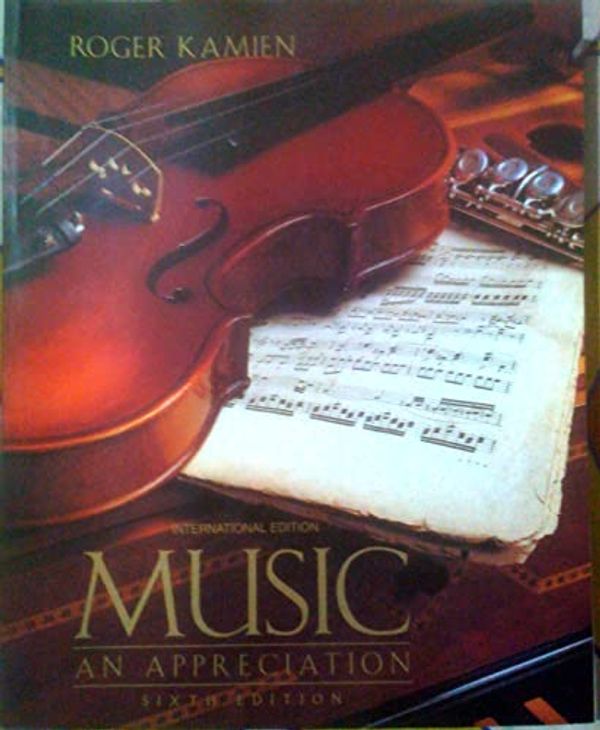 Cover Art for 9780071144148, Music: An Appreciation by Roger Kamien