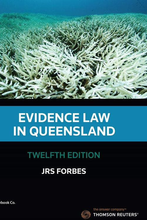 Cover Art for 9780455501055, Evidence Law in Queensland by J. R. S. Forbes