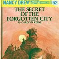 Cover Art for B002CIY8ZQ, Nancy Drew 52: The Secret of the Forgotten City by Carolyn Keene