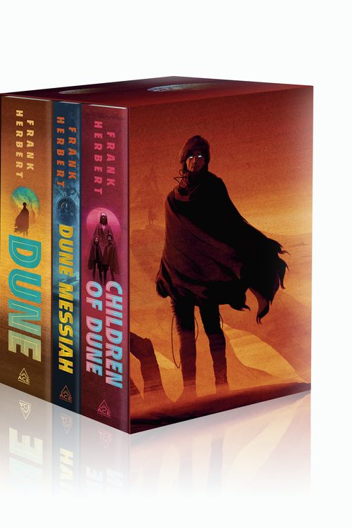 Cover Art for 9780593548905, Frank Herbert's Dune Saga 3-Book Deluxe Hardcover Boxed Set by Frank Herbert