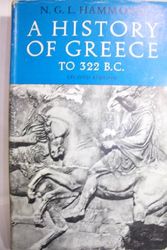 Cover Art for 9780198142607, History of Greece to 322 B.C. by N. G. l. Hammond