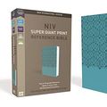 Cover Art for 0025986449384, NIV, Super Giant Print Reference Bible, Imitation Leather, Blue, Red Letter Edition by Zondervan