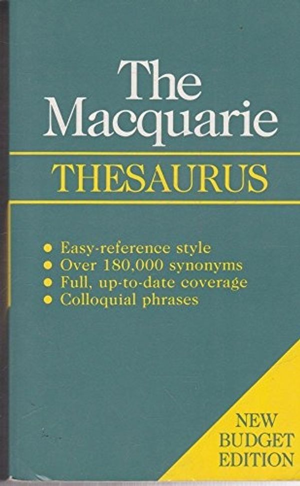 Cover Art for 9780949757333, Macquarie Budget Thesaurus by Macquarie Dictionary