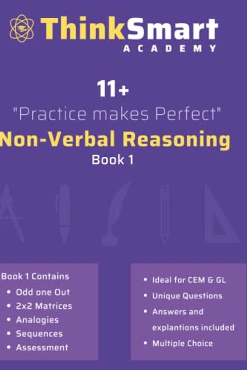 Cover Art for B09XBS7QBS, Non Verbal Reasoning Book 1 (Practice Makes Perfect Non Verbal Reasoning) by Mr. Z S. Janjooa