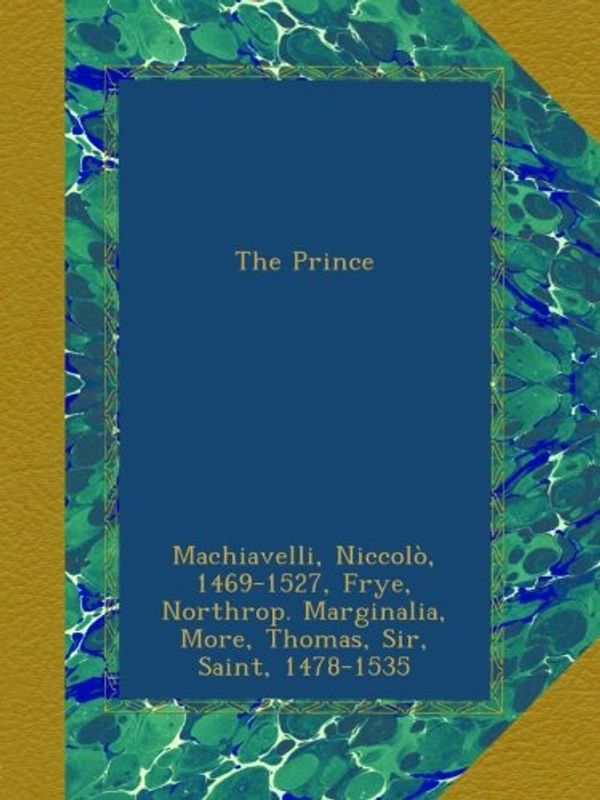 Cover Art for B00AUIMIZM, The Prince by Martin Luther