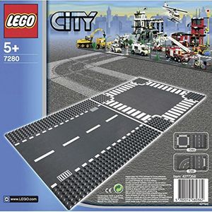 Cover Art for 5702014460362, Straight & Crossroad Plates Set 7280 by Lego