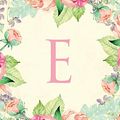 Cover Art for 9781699770429, E: Traditional watercolor, stylish, decorative and simple floral capital letter monogram lined notebook, pretty, cute and suitable for women and ... 100 college ruled pages 8.5 x 11 size. by Tim Bird