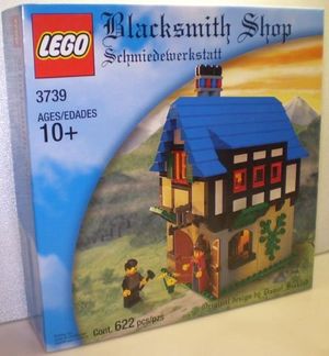 Cover Art for 0673419015257, Blacksmith Shop Set 3739 by Lego