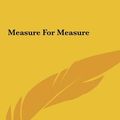 Cover Art for 9781161441987, Measure for Measure by William Shakespeare