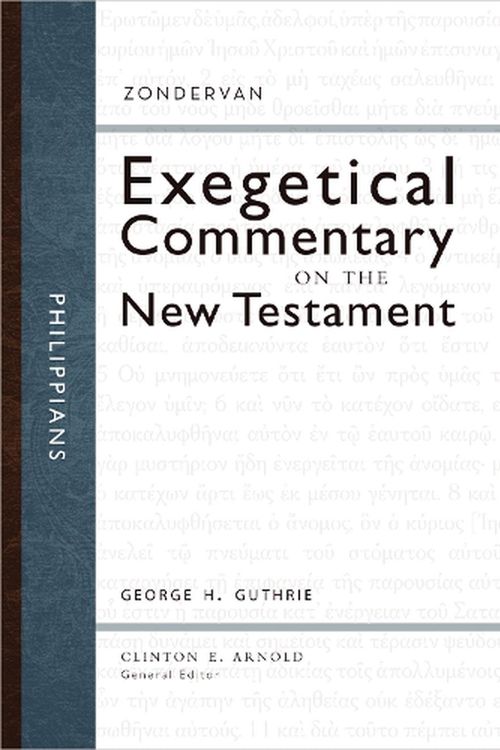 Cover Art for 9780310243892, Philippians (Zondervan Exegetical Commentary on the New Testament) by Guthrie, George H.