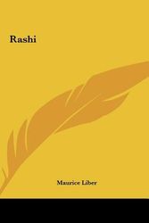 Cover Art for 9781161450170, Rashi by Maurice Liber