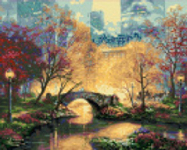 Cover Art for 0028995217920, Plaid Thomas Kinkade Series Paint by Number Kit, 20-Inch by 16-Inch, Central Park in The Fall by Plaid Creates