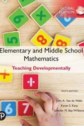 Cover Art for 9781292331508, Elementary and Middle School Mathematics: Teaching Developmentally, plus Pearson MyLab Programming with Pearson eText, Global Edition by Van Walle, De John, Karen Karp