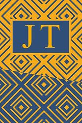 Cover Art for 9781678480097, J T: Art Deco Initials J T Monogram Notebook, J T Monogrammed Journal Gift by Alice Delancourt