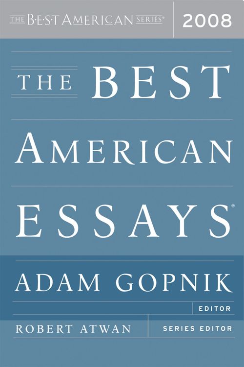 Cover Art for 9780618983223, The Best American Essays by Adam Gopnik